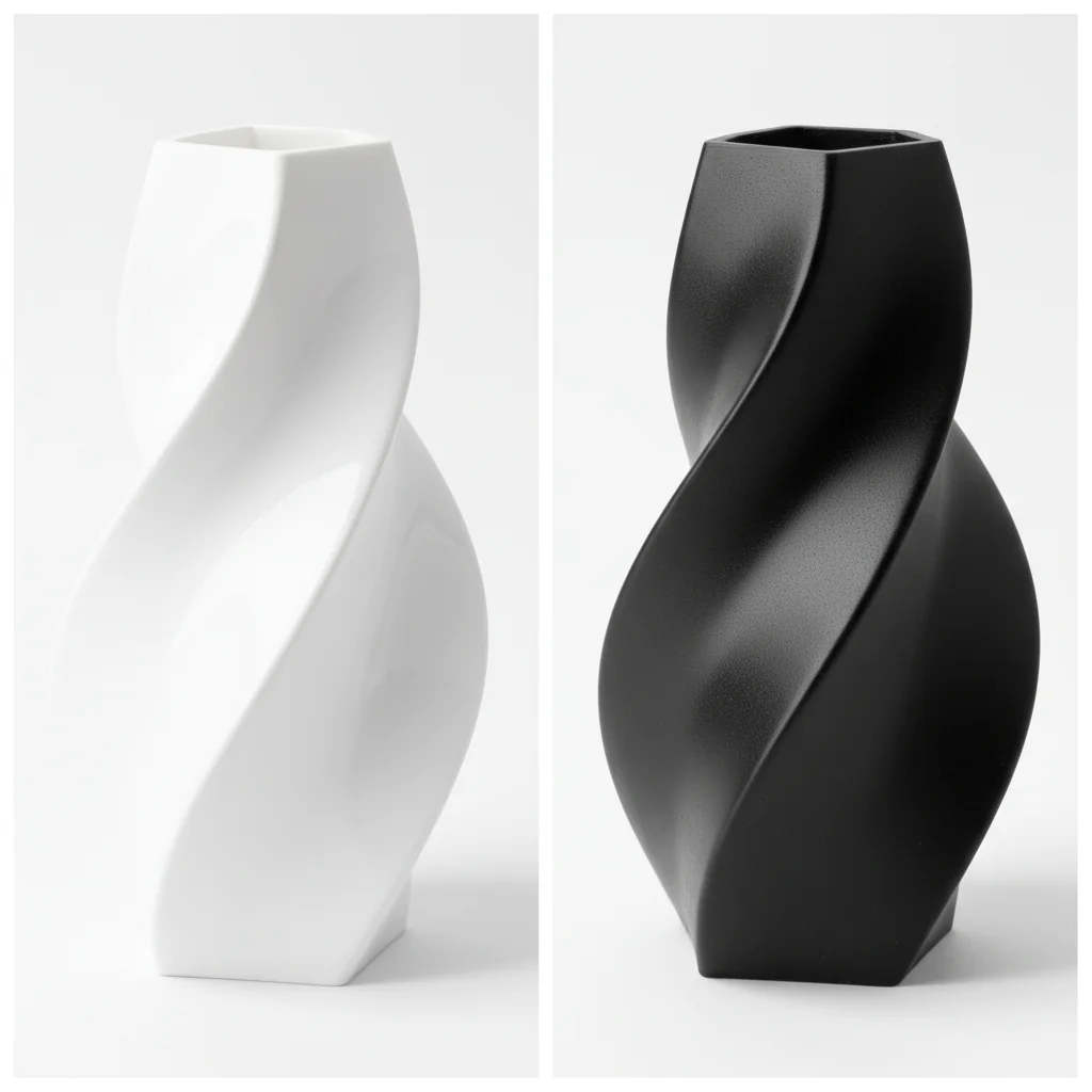 PLA vs PETG side-by-side comparison