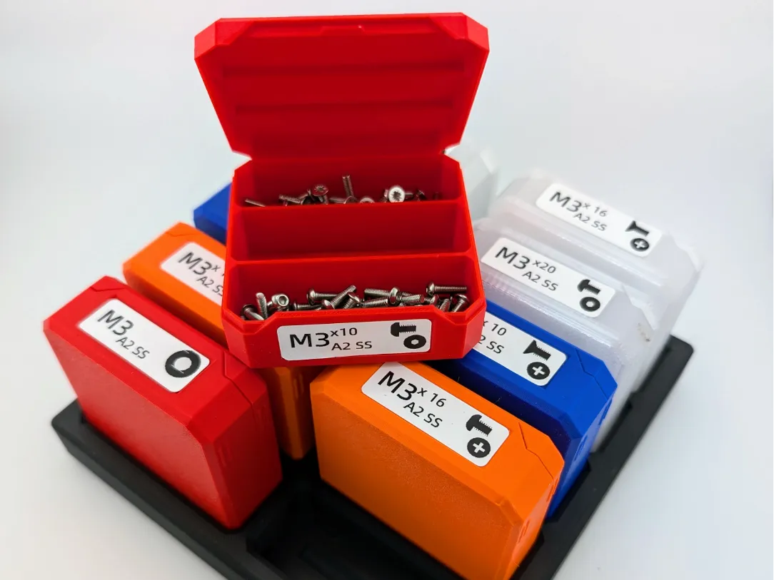 Clamshell Parts Box