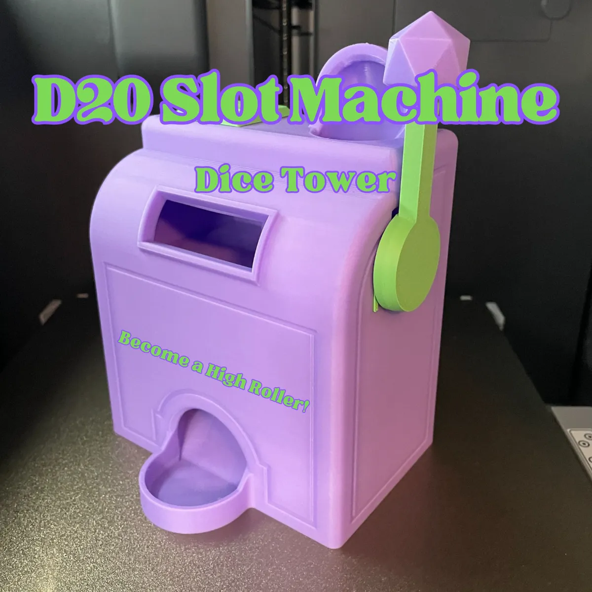 D20 Slot-Machine Dice Tower