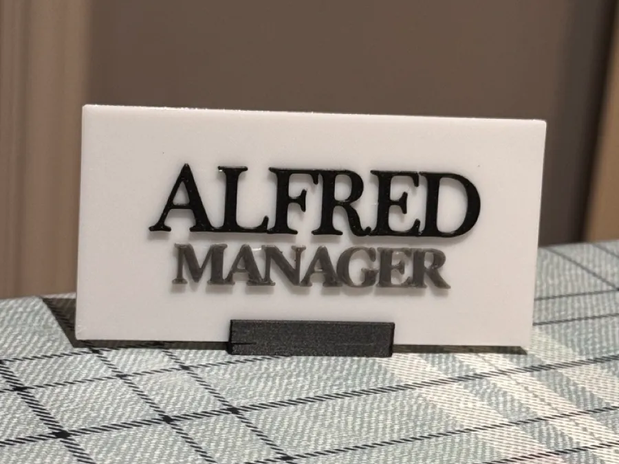 Desk Name Plate