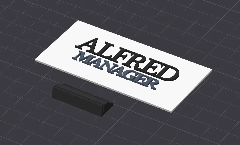 Desk Name Plate — photo 2
