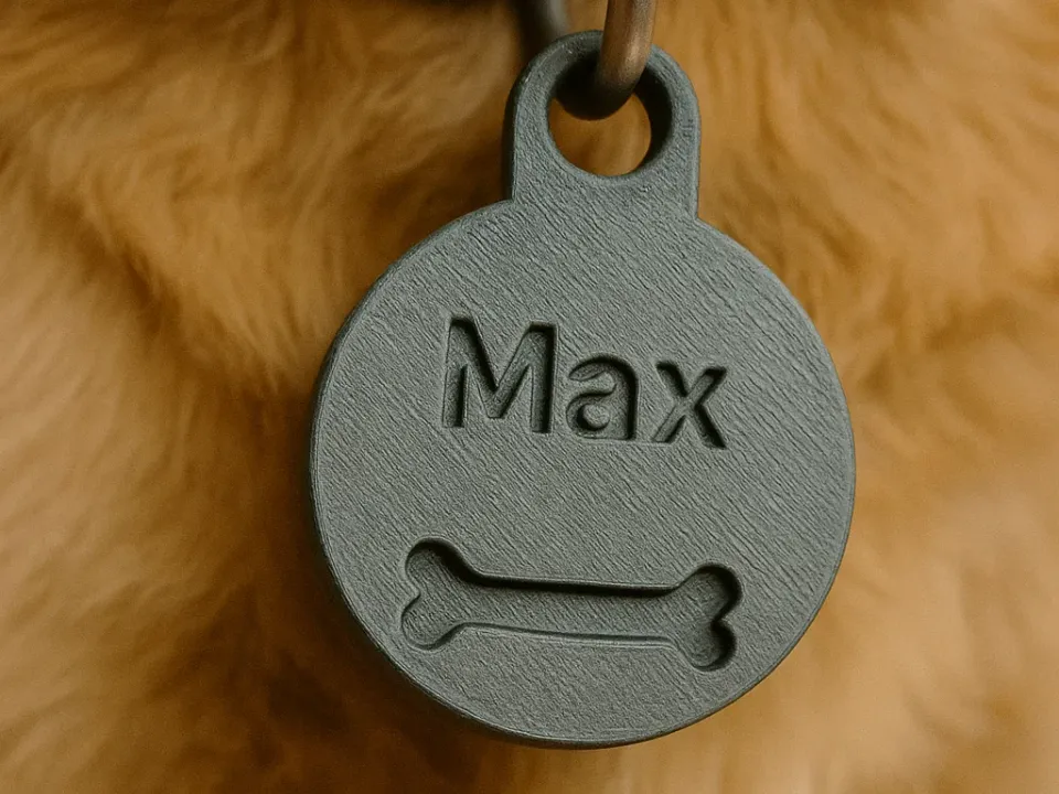 Customizable Pet Name Tag