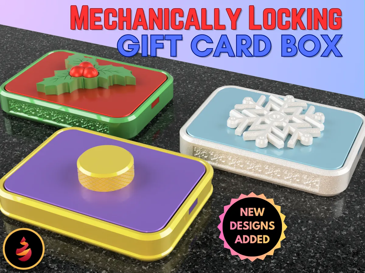 Locking Gift Card Box