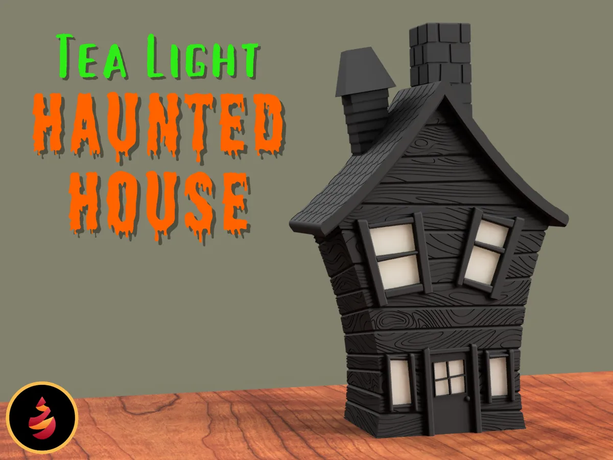Haunted House Tealight