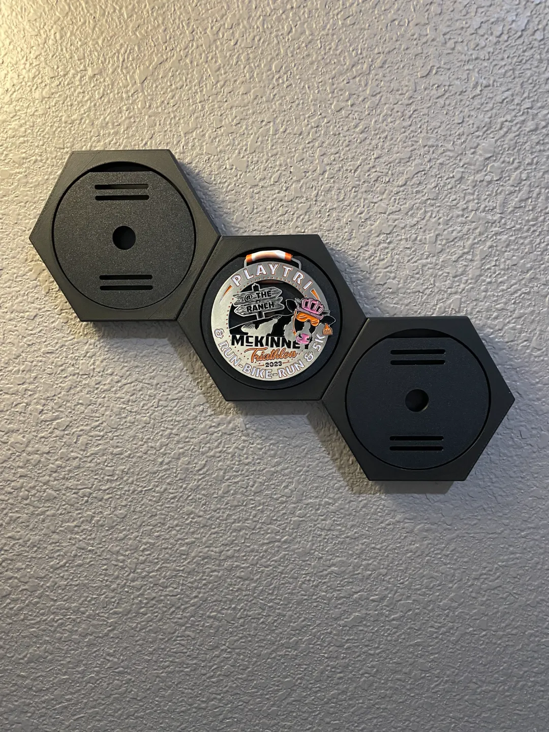 Honeycomb Medal Display