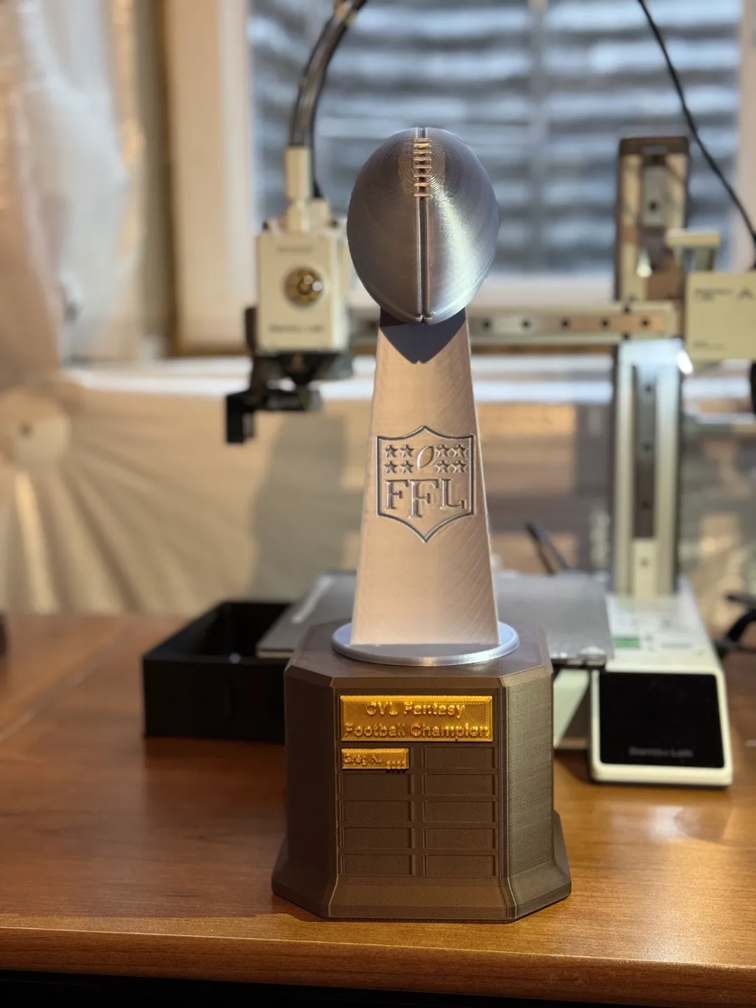 League Champion Trophy (with Nameplates)