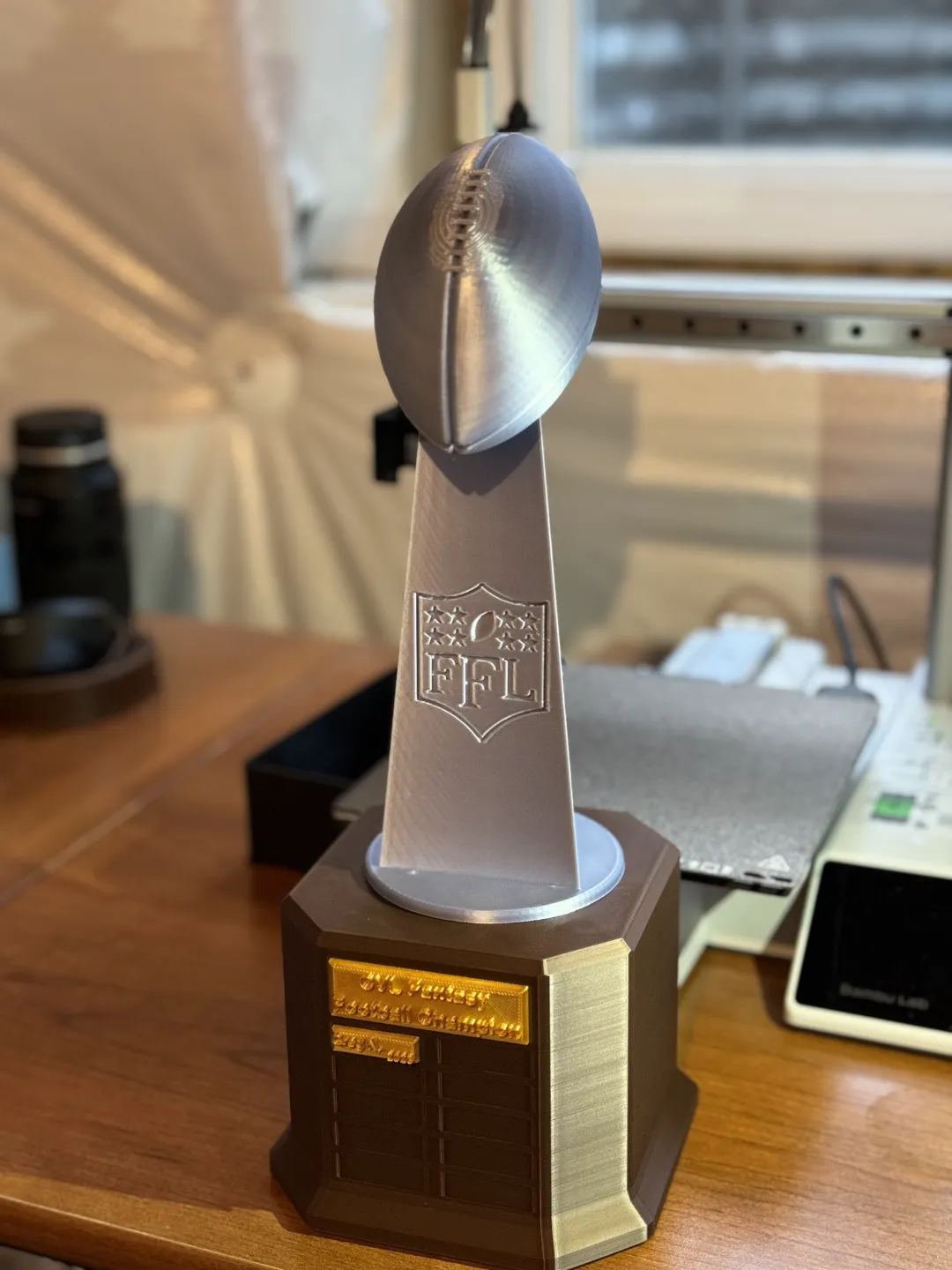 League Champion Trophy (with Nameplates) — photo 2