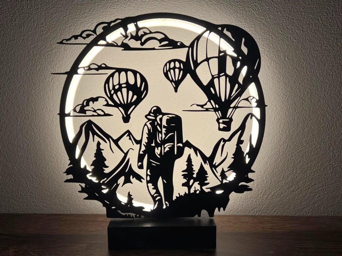 LED Ring Lamp (swappable panels)