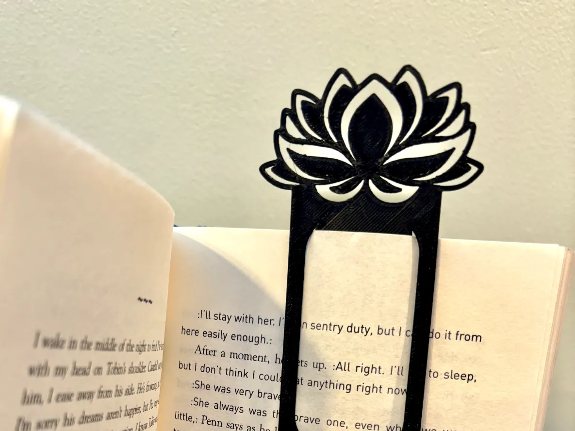 Lotus Flower Bookmark