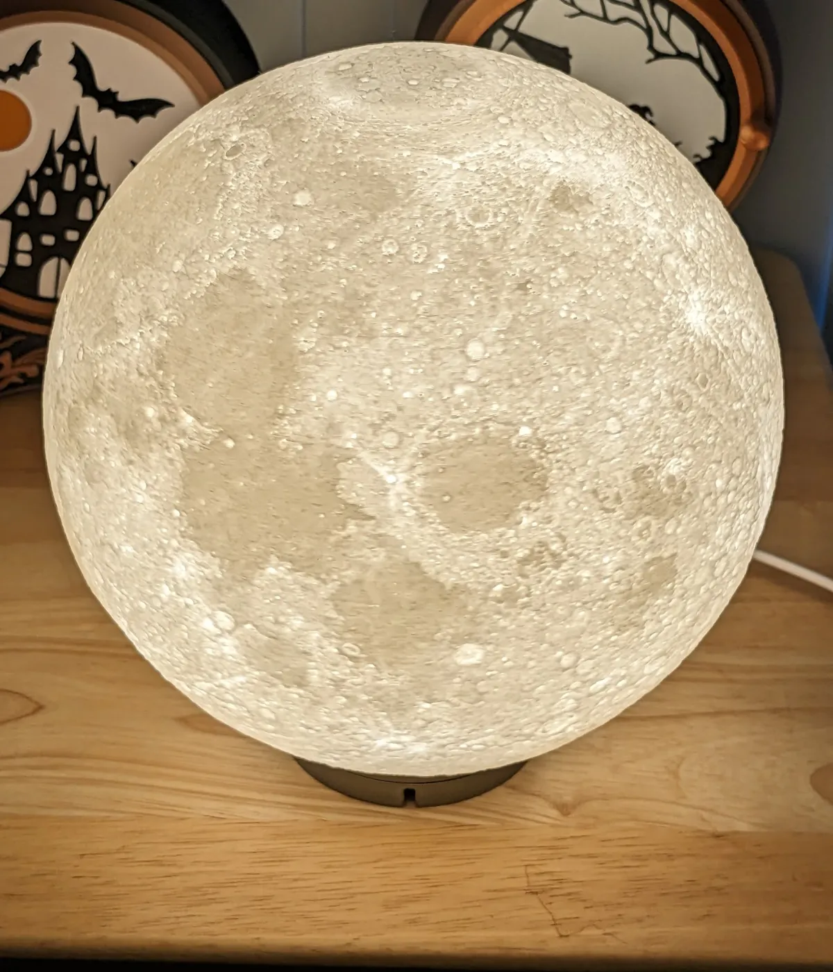 Moon Globe — LED Lamp Shade