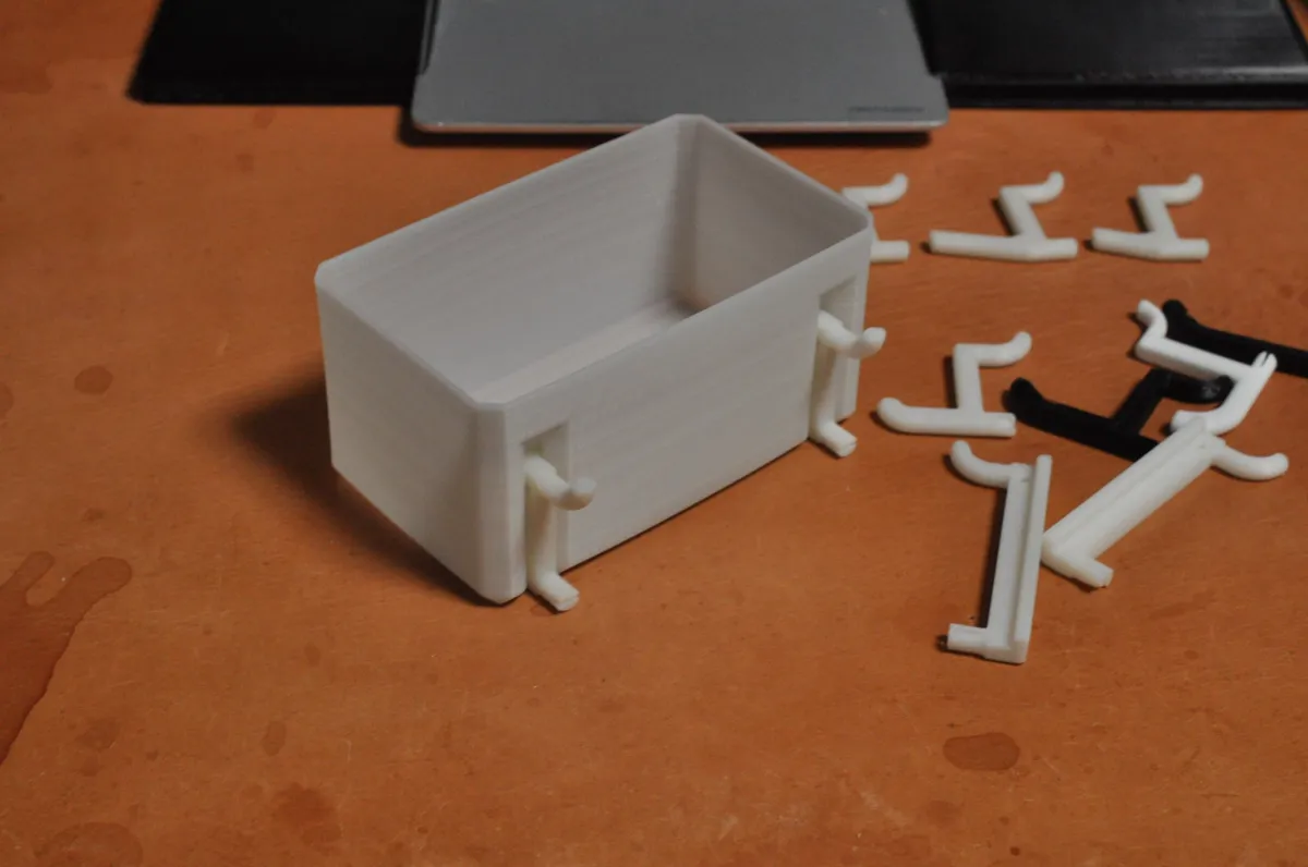 Pegboard Storage Bins (Vase Mode) — photo 4