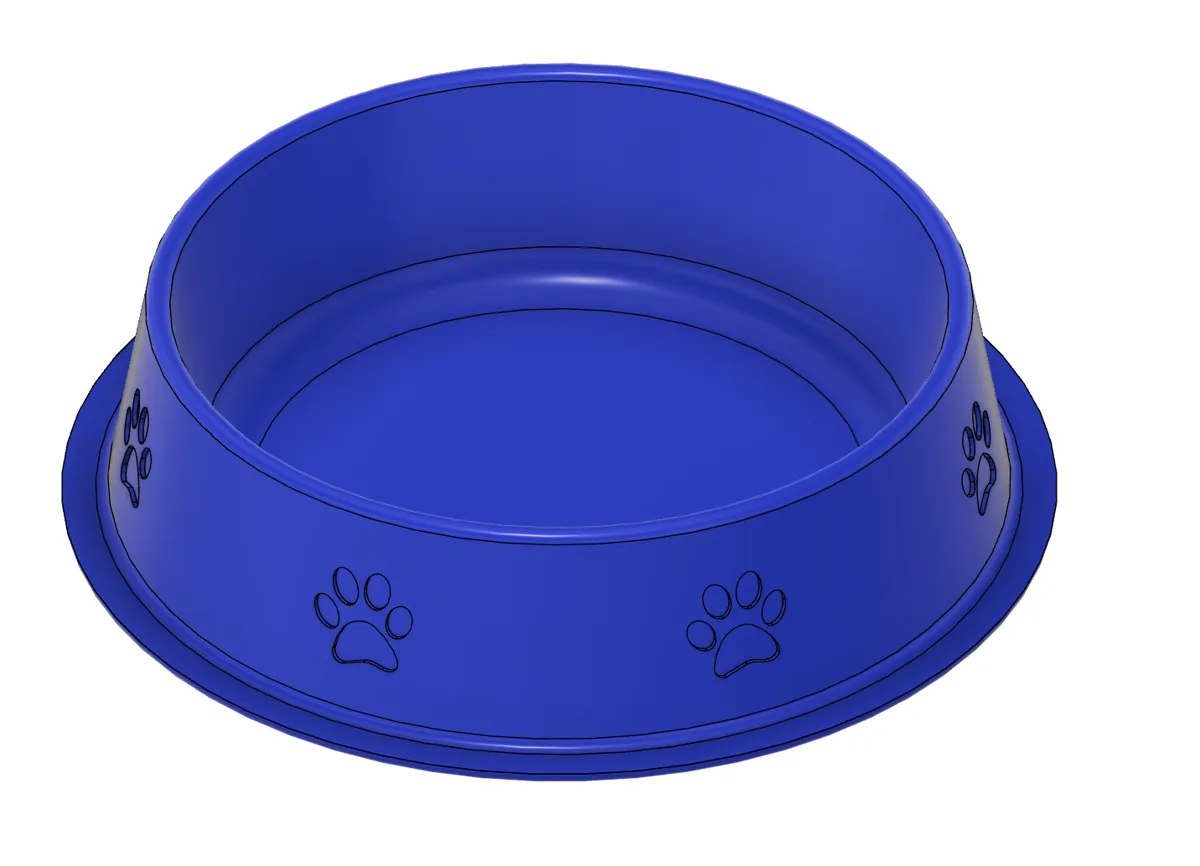 Pet Food & Water Bowl
