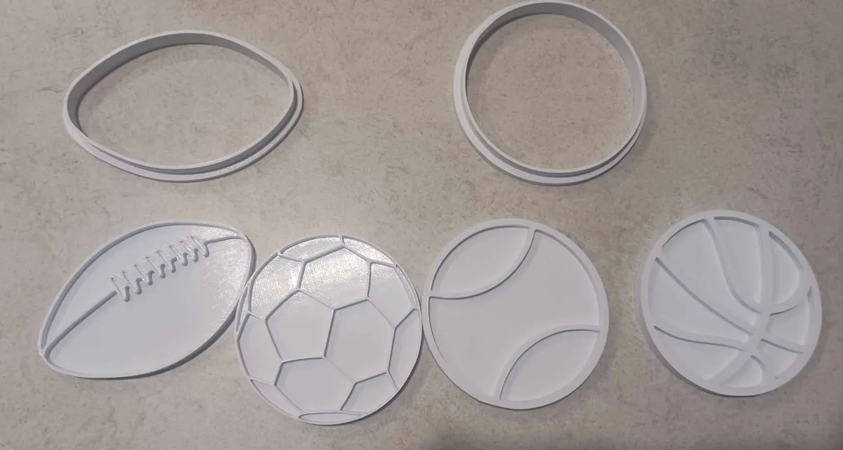 Soccer Ball Cookie Cutter & Stamp