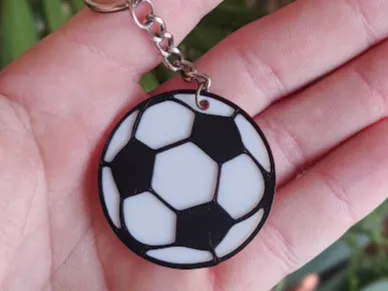 Soccer Ball Keychain